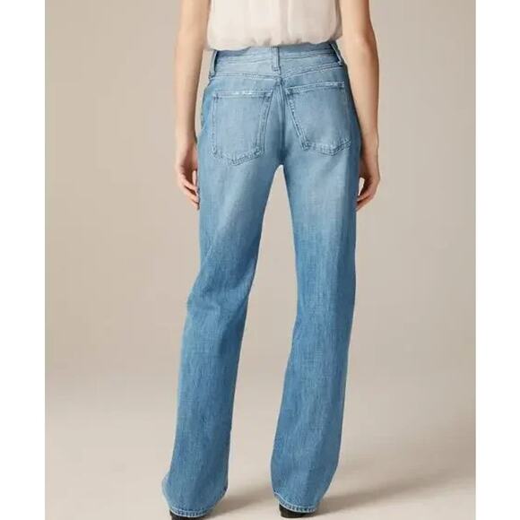 J.Crew '84 Slouchy Distressed Relaxed Fit Jeans Medium Blue Size 26 - Picture 2 of 9